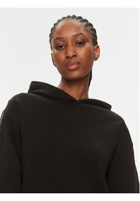 Calvin Klein Jeans Bluza Logo Elastic Hoodie J20J223078 Czarny Regular Fit. Kolor: czarny. Materiał: bawełna
