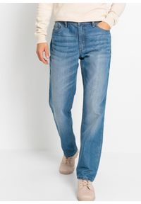 bonprix - Dżinsy regular fit ze stretchem, straight. Kolor: niebieski #1