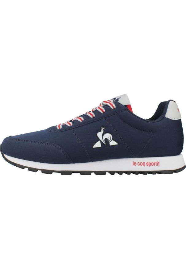 Le Coq Sportif - Kapcie LE COQ SPORTIF RACERONE_2 Niebieski. Kolor: niebieski. Materiał: syntetyk, tkanina. Styl: sportowy. Sport: turystyka piesza