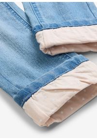 bonprix - Dżinsy ocieplane na podszewce z dżerseju, slim fit. Kolor: niebieski #3
