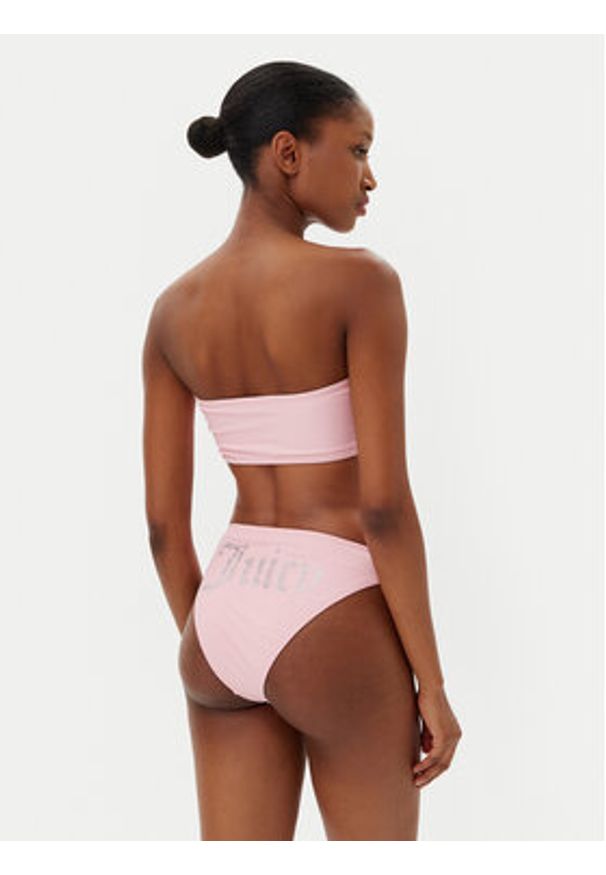 Juicy Couture Bikini Bandeau B Set JCIT122001 Różowy. Kolor: różowy. Materiał: syntetyk