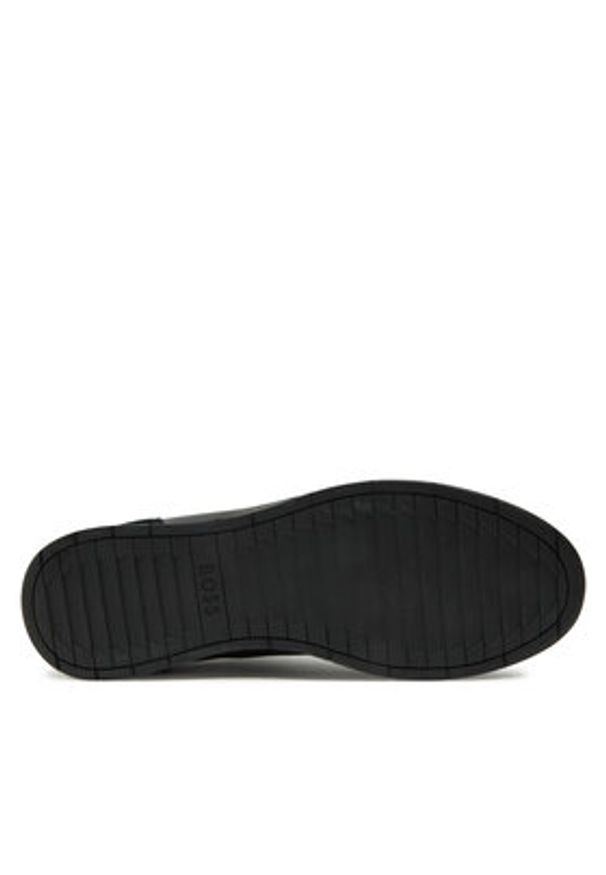 BOSS Sneakersy Titanium 50536524 Czarny. Kolor: czarny. Materiał: zamsz, skóra