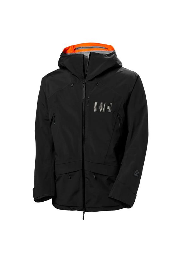 Kurtka narciarska z kapturem Helly Hansen Sogn Tinden. Typ kołnierza: kaptur. Kolor: czarny. Sezon: zima. Sport: narciarstwo