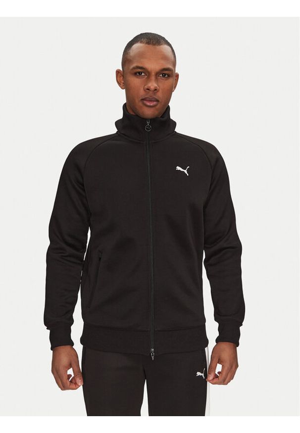 Puma Bluza T7 Always On 629587 Czarny Regular Fit. Kolor: czarny. Materiał: syntetyk, bawełna