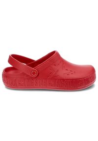 Big-Star - Czerwone Klapki Big Star Męskie Wodoodporne Buty. Okazja: na plażę, na spacer. Kolor: czerwony. Styl: wakacyjny #5