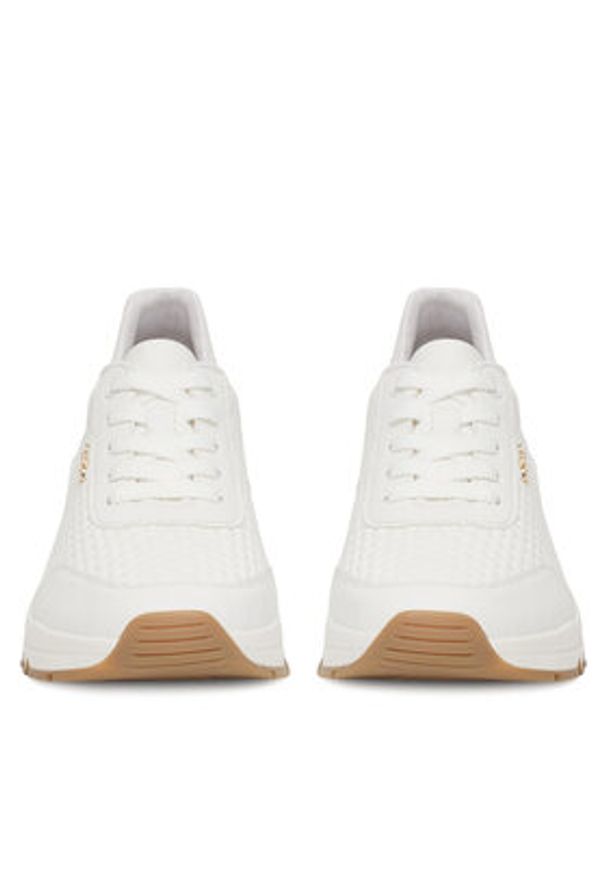 Rieker Sneakersy M6608-80 Biały. Kolor: biały. Materiał: skóra