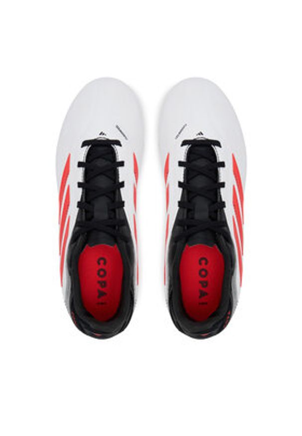 Adidas - adidas Buty do piłki nożnej Copa Pure 3 League Firm/Multi-Ground IE1192 Biały. Kolor: biały. Materiał: skóra
