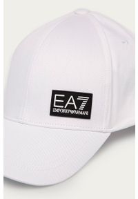 EA7 Emporio Armani - Czapka. Kolor: biały #4