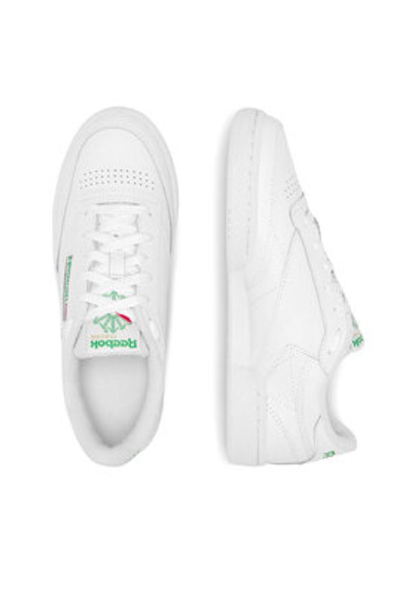 Reebok Sneakersy EO-CLUB C 85 100033933 Biały. Kolor: biały. Materiał: skóra. Model: Reebok Club