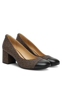 MICHAEL Michael Kors Czółenka Perla Flex 40T5PLMP1B Brązowy. Kolor: brązowy. Materiał: skóra #5