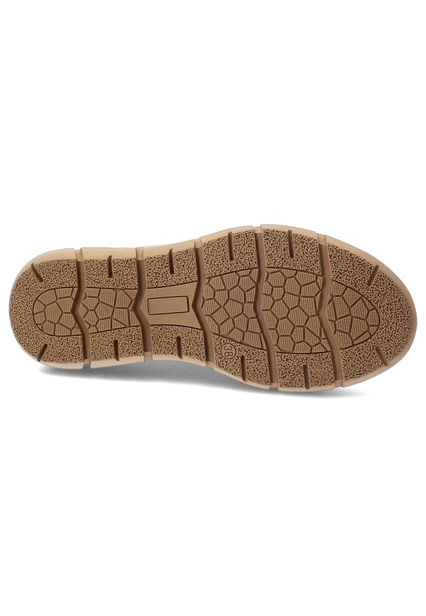 Beżowe Półbuty Maciejka Buty Damskie Ze Skóry Naturalnej. Okazja: na co dzień, na spacer. Kolor: beżowy. Materiał: skóra. Szerokość cholewki: normalna. Sezon: wiosna. Styl: casual