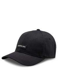 Calvin Klein Jeans Czapka z daszkiem Inst Patch Cap K60K612323 Czarny. Kolor: czarny. Materiał: materiał
