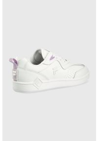 Fila sneakersy skórzane kolor biały. Nosek buta: okrągły. Zapięcie: sznurówki. Kolor: biały. Materiał: skóra #5