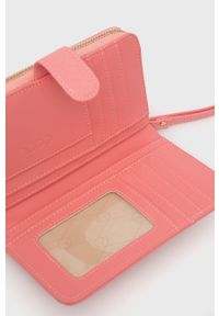Nobo portfel damski kolor różowy. Kolor: różowy. Materiał: materiał #3