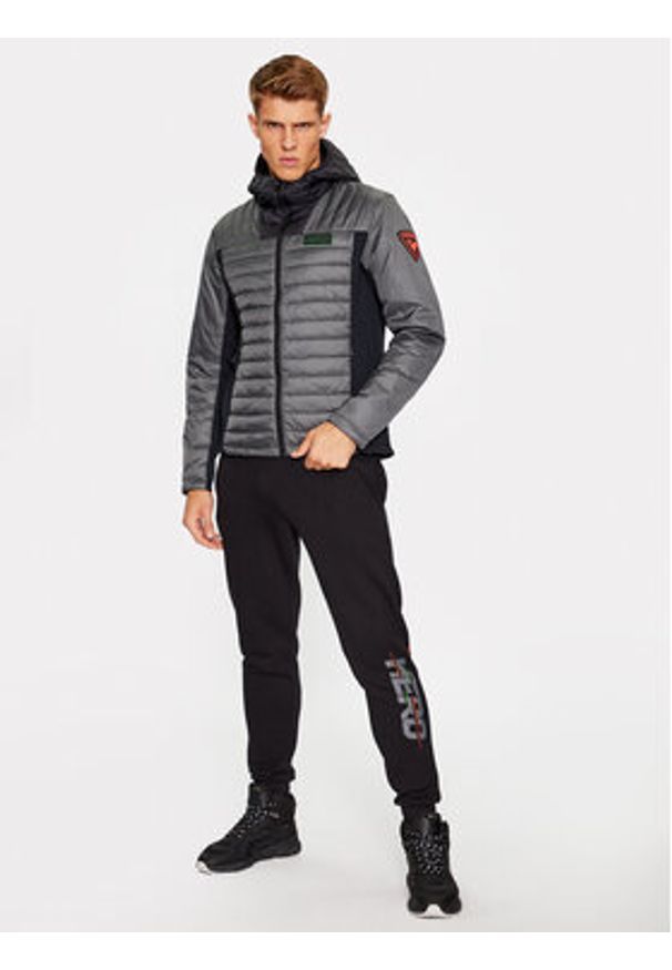Rossignol Kurtka puchowa Hero Hybrid Light Jkt RLMMJ32 Szary Regular Fit. Kolor: szary. Materiał: syntetyk