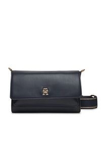 TOMMY HILFIGER - Tommy Hilfiger Torebka Th Joy Crossover AW0AW16813 Granatowy. Kolor: niebieski. Materiał: skórzane #7