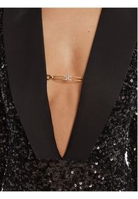 Elisabetta Franchi Sukienka wieczorowa AB-R13-56E2-V860 Czarny Regular Fit. Kolor: czarny. Materiał: syntetyk. Styl: wizytowy