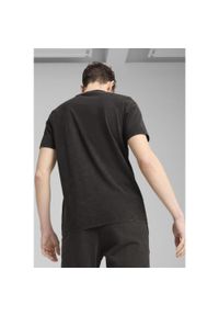 Puma - Męska koszulka z efektem sprania PUMA Class PUMA Black. Kolor: czarny. Materiał: guma. Wzór: nadruk