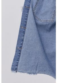Answear Lab Kurtka jeansowa damska przejściowa. Kolor: niebieski. Materiał: jeans. Styl: wakacyjny #6