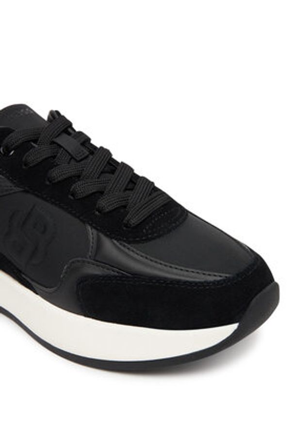 BOSS Sneakersy Icon 50548358 Czarny. Kolor: czarny. Materiał: skóra