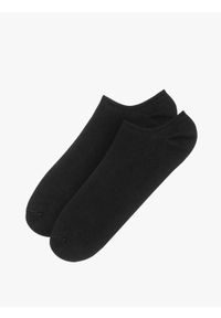 Ryłko - Czarne stopki bawełniane STOPKI. Kolor: czarny. Materiał: bawełna