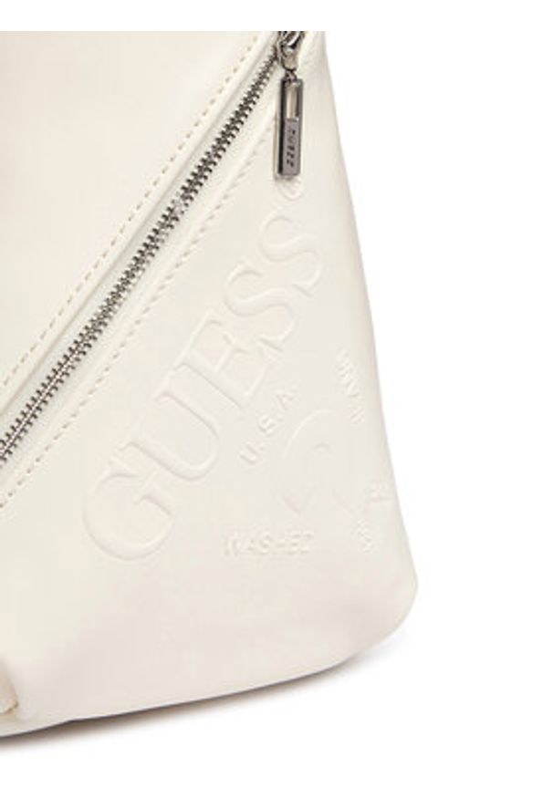 Guess Plecak V6GZ06 W2121 Biały. Kolor: biały. Materiał: skóra