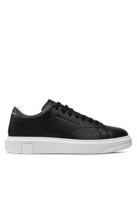 Armani Exchange Sneakersy XUX123 XV534 00002 Czarny. Kolor: czarny. Materiał: skóra #1
