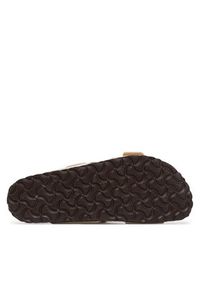 Birkenstock Klapki Sydney Cushion Buckle 1029492 Écru. Materiał: skóra