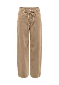 only - ONLY Jeansy Gianna 15372521 Beżowy Straight Leg. Kolor: beżowy #5