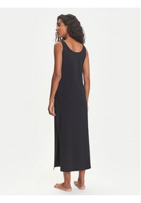 Emporio Armani Underwear Sukienka codzienna EW000494 AF10881 UC001 Czarny Regular Fit. Okazja: na co dzień. Kolor: czarny. Materiał: bawełna. Typ sukienki: proste. Styl: casual #2