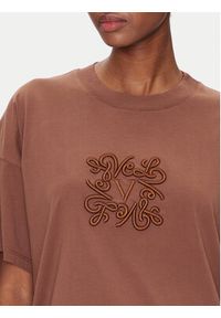 ViCOLO T-Shirt RD0119 Brązowy Regular Fit. Kolor: brązowy. Materiał: bawełna #4