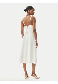 Elisabetta Franchi Sukienka koktajlowa AB74852E2 360 Biały Regular Fit. Kolor: biały. Materiał: syntetyk. Styl: wizytowy #5