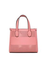 Guess Torebka Katey Perf (WH) Mini Bags HWWH87 69760 Różowy. Kolor: różowy. Materiał: skórzane