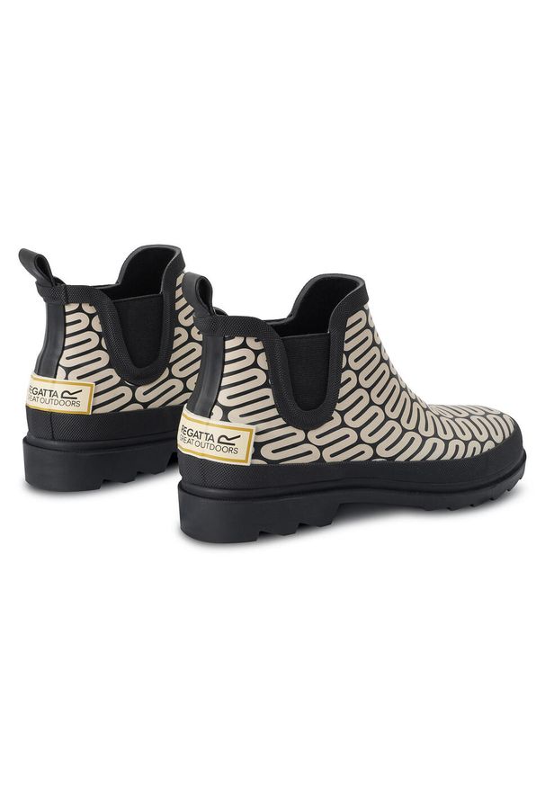 Regatta - Kalosze damskie Mid Orla Kiely. Kolor: beżowy