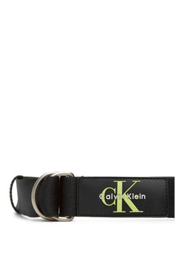 Calvin Klein Pasek Męski Tech Utility Webbing Belt 35Mm LV04G7034G Czarny. Kolor: czarny. Materiał: skóra