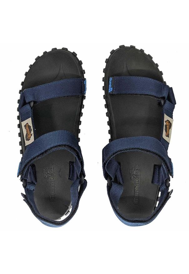 Gumbies - Sandały GUMBIES SCRAMBLER SANDAL. Okazja: na plażę. Kolor: niebieski, wielokolorowy, czarny. Styl: sportowy