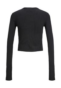 JJXX Sweter 12224416 Czarny Slim Fit. Kolor: czarny. Materiał: wiskoza #3