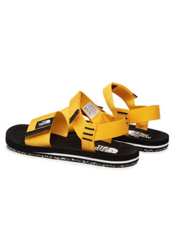 The North Face Sandały Skeena Sandal NF0A46BGZU3-070 Żółty. Kolor: żółty. Materiał: materiał