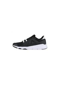 Buty do chodzenia damskie Reebok Trainflex 2. Zapięcie: sznurówki. Kolor: czarny. Materiał: guma, materiał, tkanina, syntetyk. Szerokość cholewki: normalna. Sport: turystyka piesza
