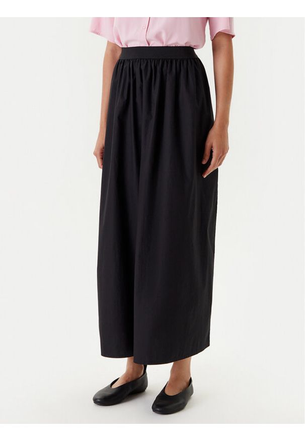 United Colors of Benetton - United Colors Of Benetton Spódnica maxi 4TPUD004I Czarny Regular Fit. Kolor: czarny. Materiał: bawełna