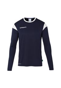 UHLSPORT - Dżersej z długim rękawem Uhlsport Squad 27. Kolor: niebieski, biały, wielokolorowy. Materiał: jersey. Długość rękawa: długi rękaw. Długość: długie
