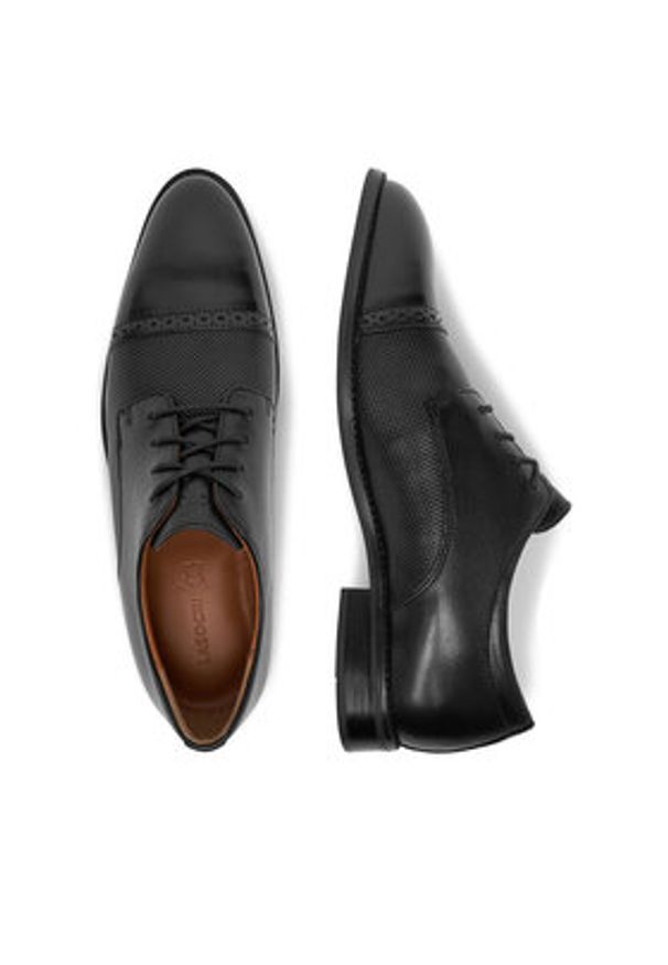 Lasocki Półbuty CEO-PERRY-07 MB Czarny. Kolor: czarny. Materiał: skóra