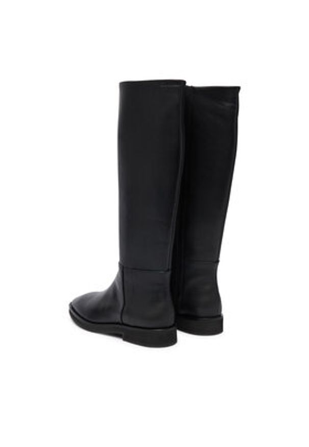 Calvin Klein Kozaki Formal Utk Boot Lth HW0HW02599 Czarny. Kolor: czarny. Materiał: skóra