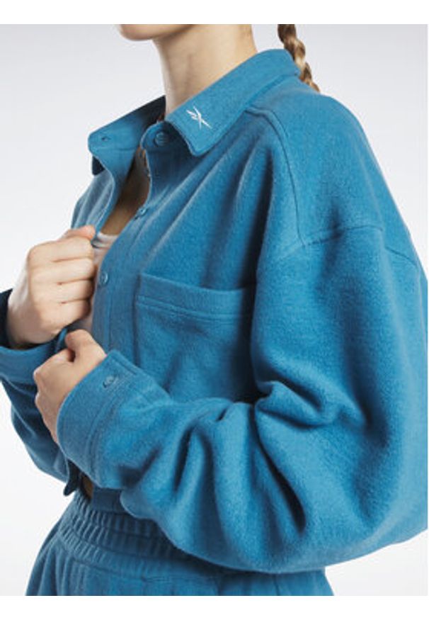 Reebok Bluza Reebok Classics Reverse Fleece Layer HS0389 Niebieski. Kolor: niebieski. Materiał: bawełna