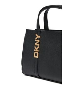 DKNY Torebka Avril R43EYG56 Czarny. Kolor: czarny. Materiał: skórzane