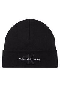 Calvin Klein Jeans Zestaw Szalik i Czapka Gifting Logo Beanie/Scarf K60K611418 Czarny. Kolor: czarny. Materiał: bawełna #7