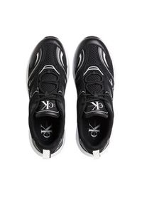 Calvin Klein Jeans Sneakersy Retro Tennis Su-Mesh YM0YM00589 Czarny. Kolor: czarny. Materiał: skóra #4