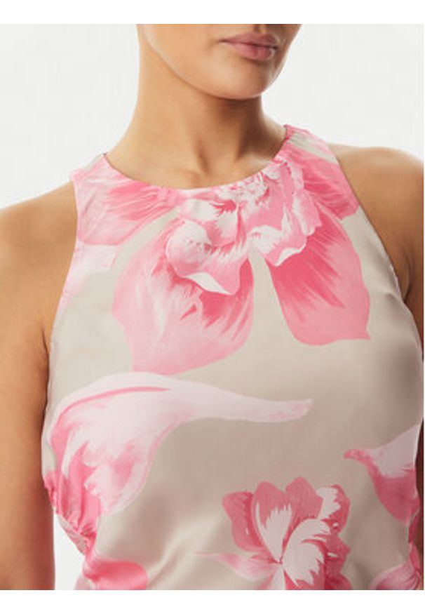 Rinascimento Sukienka wieczorowa CFC0127962003 Różowy jasny Regular Fit. Kolor: różowy. Materiał: syntetyk. Styl: wizytowy