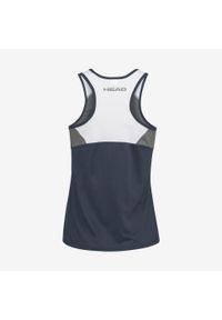 Head - Koszulka bez rękawów dla dziewczynek CLUB 22 Tank Top. Kolor: niebieski. Materiał: materiał, poliester, jersey. Długość rękawa: bez rękawów. Sport: tenis
