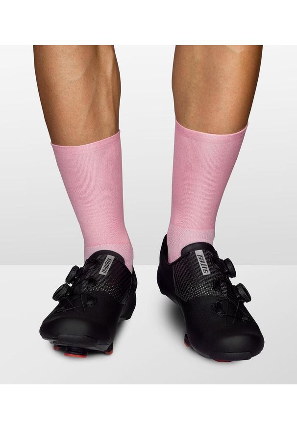 LUXA - Skarpetki Rowerowe Unisex Luxa Classic. Kolor: różowy. Materiał: poliamid, elastan